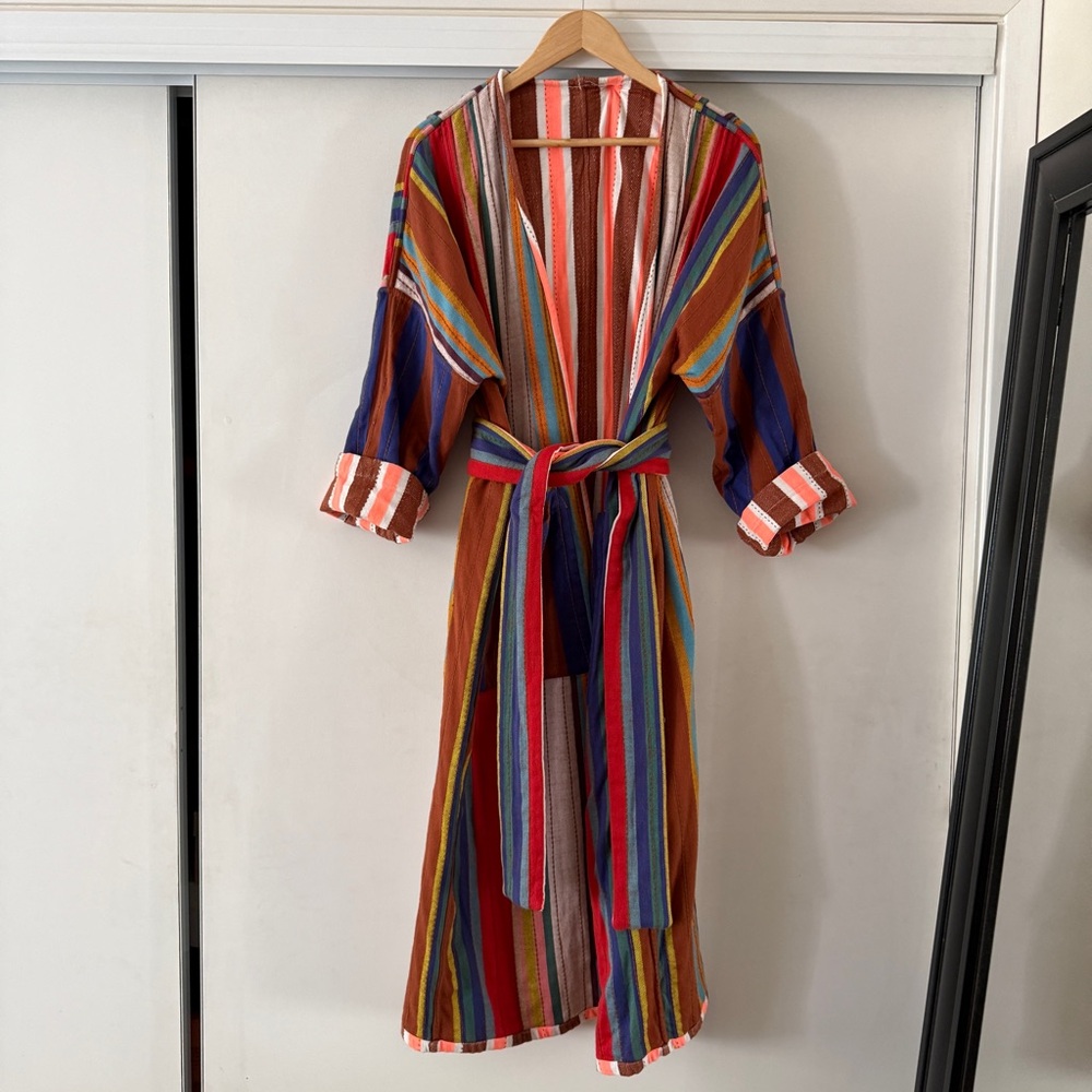 Ace & Jig long quilted duster in cocktail, backstroke and rodeo
